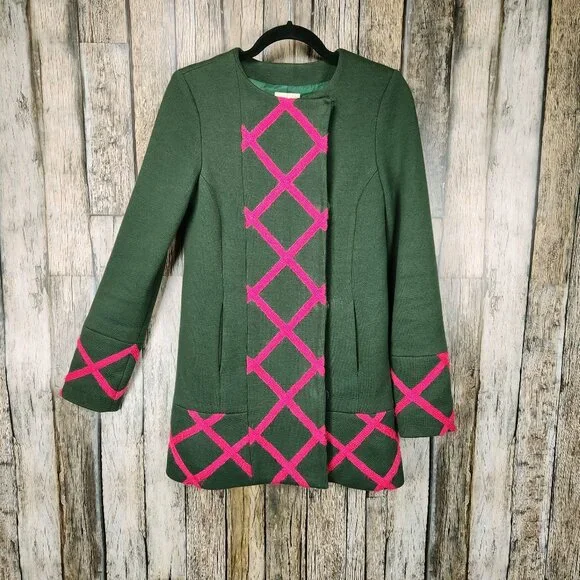 elevenses Anthropologie Tamarisk Lattice Coat - 2
